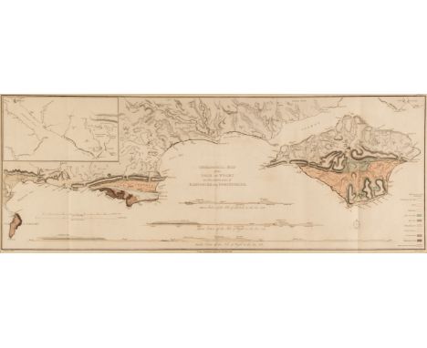 * Isle of Wight. Walker (J.), Geological Map of the Isle of Wight and the adjacent parts of Hampshire and Dorsetshire, London