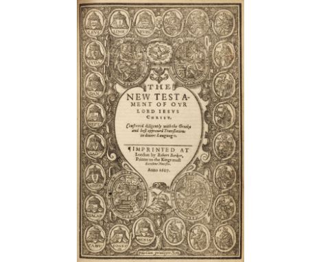 Bible [English]. [The Bible, that is, the Holy Scriptures, contained in the Old and New Testament translated according to the
