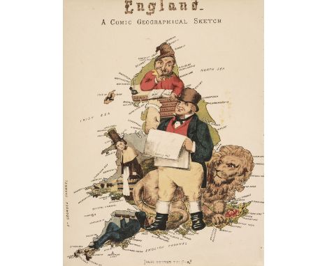 Pictorial Maps. A Collection of approximately 25 Pictorial Maps, 19th &amp; 20th century, lithographic and photographic anthr