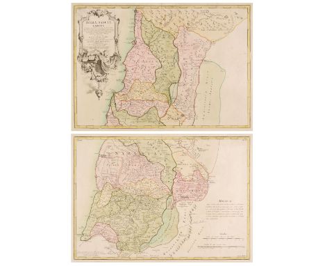 Holy Land. De L'Isle (Guillaume &amp; Joseph Nicolas), Terrae Sanctae Tabula è Scripturae Sacrae, Flavii Josephi, Eusebii et 