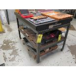 36" X 48" X 6" 2-LEDGE GRANITE SURFACE PLATE WITH STAND