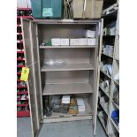 2-DOOR CABINET WITH CONTENTS