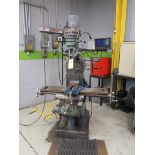 FIRST VERTICAL TURRET MILLING MACHINE WITH DRO, AND KURT 6" MILLING VISE