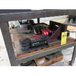 CONTENTS UNDER SURFACE PLATE, VEE BLOCKS, TOOLS ANGLE PLATES ECT.