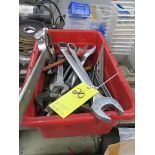 BOX OF ASSORTED METRIC TOOLS