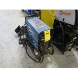 MILLER DIVERSION 180 TIG WELDER, TORCH, PEDAL, AND CART