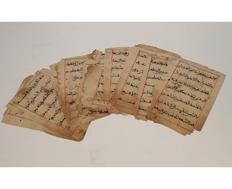 Maghrabi Quran pages with calligraphy, Persian (25) H.20x14cm 