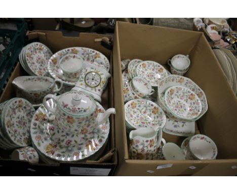 TWO TRAYS OF MINTON TEA & DINNERWARE (TRAYS NOT INCLUDED)¦ Condition Report: No obvious damage or restoration,Set comprises t