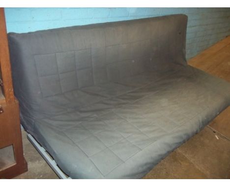 TWO PINE IKEA INFANT / TODDLER BEDS AND AN IKEA SOFA BED WITH FUTON