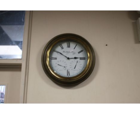 A WESTMINSTER WALL CLOCK