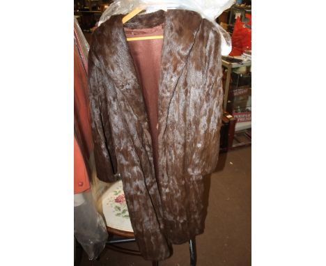 A LADIES FUR JACKET