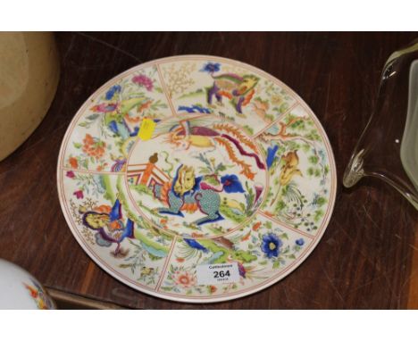 A ROYAL WORCESTER BISHOP SUMMER PATTERN PLATE