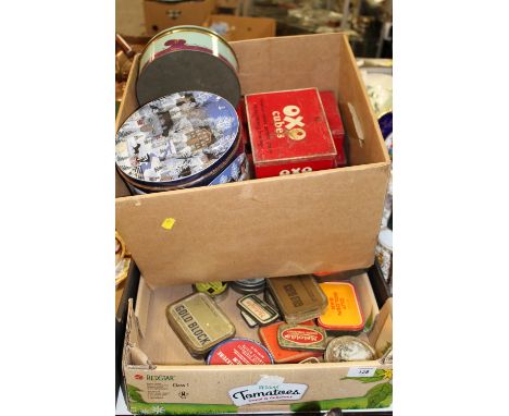 A COLLECTION OF VINTAGE TINS 