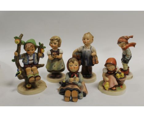A COLLECTION OF SIX GOEBEL FIGURES