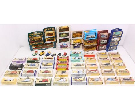 Diecast: A collection of assorted boxed diecast vehicles to include: Corgi, Lledo, Models of Yesteryear and others. Appear in