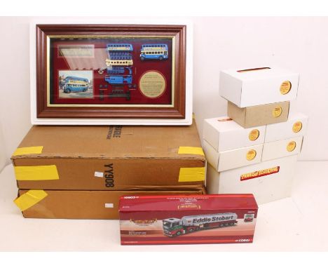 Diecast: A collection of three Matchbox Models of Yesteryear diorama, together with a collection of boxed Models of Yesteryea