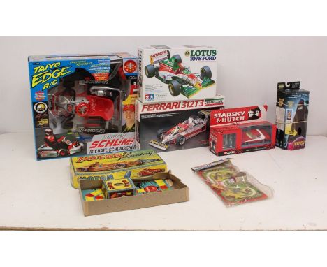 Collectables: A collection of assorted boxed toys and collectables to include: Taiyo Edge RC, Tamiya, Corgi Starsky &amp; Hut