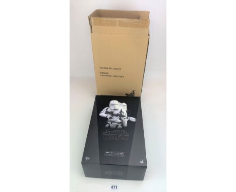 Hot Toys Star Wars figure - First Order Flame Trooper MMD326 1:6 scale SW7 FOFT in original packaging and box