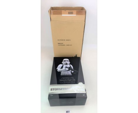 Hot Toys Star Wars figure - Storm Trooper, MMS393 1:6 scale SWR1 ST in original packaging and box