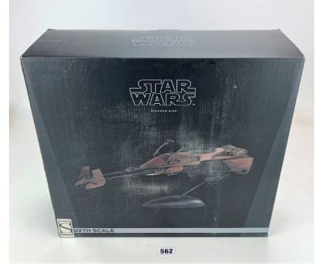 Sideshow Exclusive Star Wars figure- Speeder Bike, Sixth Scale in box