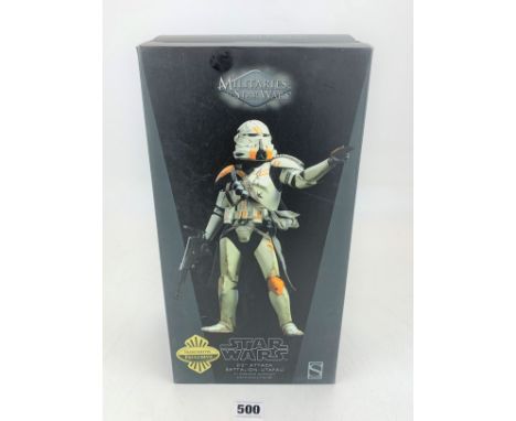 Sideshow Exclusive Star Wars figure - Militaries of Star Wars, 212th Attack Battalion:Utapau, 2nd Airborne Company, Sixth Sca