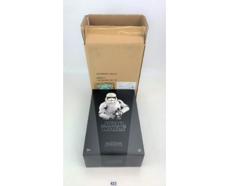 Hot Toys Star Wars figure- First Order Storm Trooper, MMS317 1:6 scale SW7 ST in original packaging and box