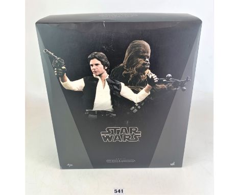 Hot Toys Star Wars figure - Movie Masterpieces Han Solo &amp; Chewbacca MMS263, 1:6 scale in box