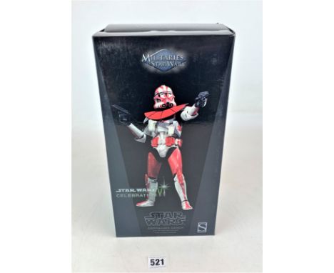 Sideshow Star Wars figure - Militaries of Star Wars, Commander Ganch 612 Attack Battalion, Sixth Scale in box