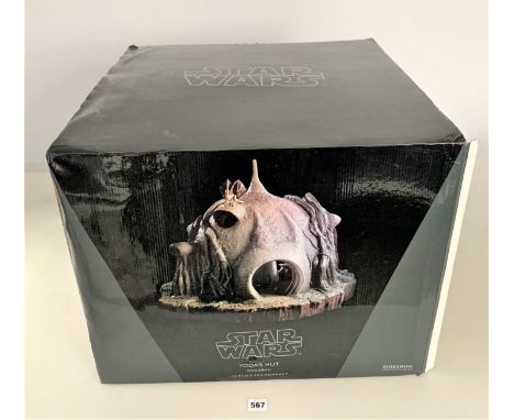 Star Wars Figure - Yoda's Hut, Dagobah. 1:6 scale, boxed as new