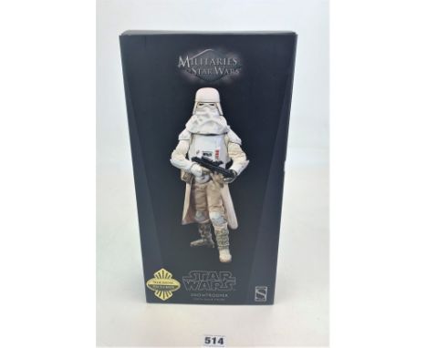 Sideshow Exclusive Star Wars figure - Militaries of Star Wars Snow Trooper, Sixth Scale in box