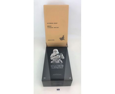 Hot Toys Star Wars figure - Snow Trooper MMS397 1:6 scale SW5 SWT in original packaging and box