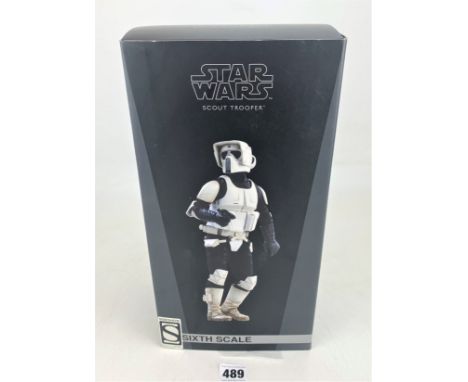 Sideshow Star Wars figure - Scout Trooper, Sixth Scale in box