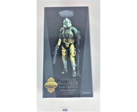 Sideshow Exclusive Star Wars figure - Militaries of Star Wars, Commander Gree 41st Elite Corps, Sixth Scale in box