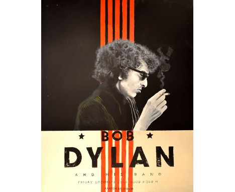 Bob Dylan and his Band, Friday December 23rd 2009, oil on canvas, unsigned, 100cm x 80cm, unframed