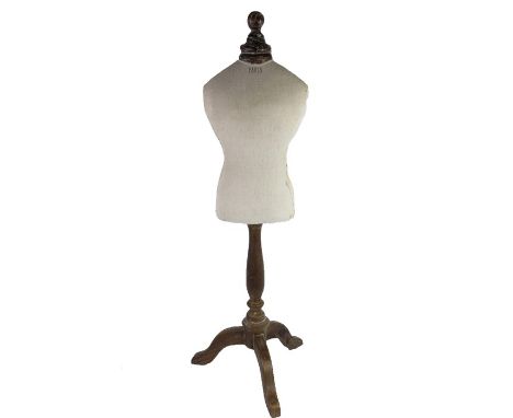 A French tailors model mannequin, late 19th century, inscribed Paris, 77cm high