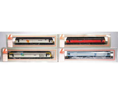 4x Lima OO gauge Diesel Locomotives. Class 59 Co-Co 'Yeoman Enterprise', RN 59002. In silver and blue livery. Class 60 Co-Co 
