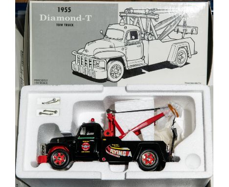 10 First Gear 1:34 scale Trucks. 2x 1960 Mack Model B61 Dump Truck, Carr Bros and Horsfield Construction. 2x 1955 Diamond T T