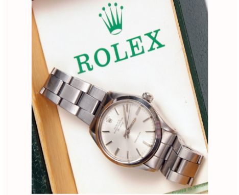 A third quarter of 20th Century Stainless Steel, centre seconds, wristwatch, Rolex "Oyster Perpetual" "Air-King", Precision, 