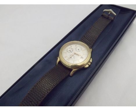 A late 20th Century centre seconds, calendar wristwatch, Bonnard, the Swiss 28-jewel adjusted movement to a signed and silver