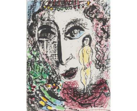 Chagall, Marc1889 - 198532 x 24 cm, R.Auftreten im Zirkus. Lithografie.