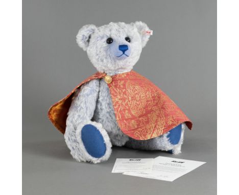 "Seide und Gold" TeddybärSteiff, 2010H. 50 cmUnikat. Mit Zertifikat. 585 Goldknopf im Ohr.