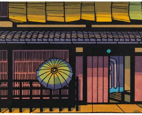 Karhu, Clifton1927 - 2007Je 28 x 34,5 cm, R.4 Bl.: Asiatische Ansichten. Farbholzschnitt auf Papier. Alle signiert.