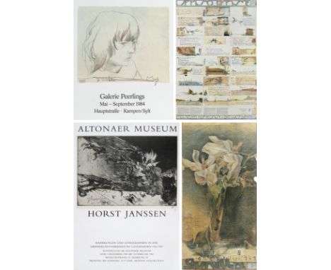 Janssen, Horst1909 - 1995Versch., o. R.33 Bl.: Ausstellungs- und Veranstaltungsplakate. Teilweise signiert und datiert.
