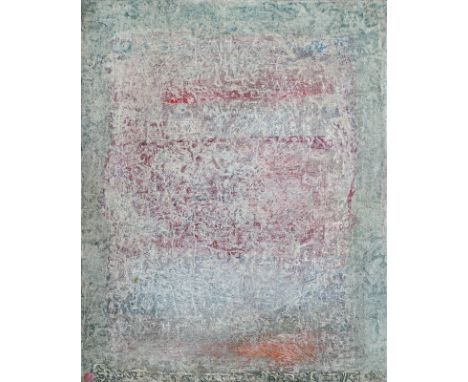 Hubertus, Jan1920 - 199538 x 30 cm, R."Mubatur", 1976. Öl auf Leinwand, auf Holz aufgelegt. Signiert und datiert.