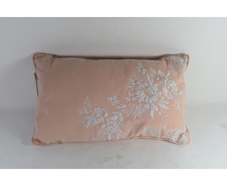 "Cath Kidston" Vintage Bunch Yellow Poly 30X50 Cushion, Colour: Pink/White. RRP £24.99