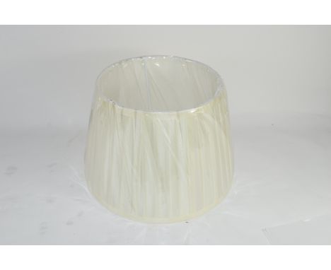 "Marlow Home Co." Pleated Inner Lined 30cm Silk Bell Lamp Shade, . RRP £21.99
