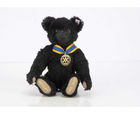 A Steiff limited edition Rotary International Centennial Celebration 1905-2005 teddy bear, 892 for the edition 2004/05, with 