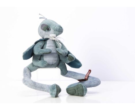 A Charlie Bears limited edition Winco Hopper, from the Tale of The Ant & The Grasshopper, 276 of 600, with card tag-- 19 1/2i