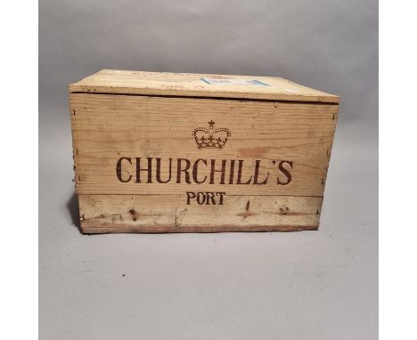 Churchill's Agua Alta--Vintage 1987 Port - 12 Bottles Unopened OWC12 Bottles Unopened OWC
