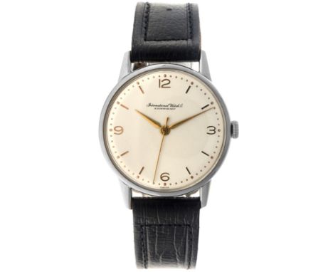 No Reserve - IWC Vintage - Men's watch - approx. 1950. Case: steel - strap: leather - manual winding - diameter: 35 mm - wris